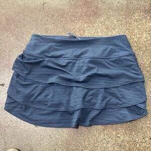 Athleta Blue Layered Skirt